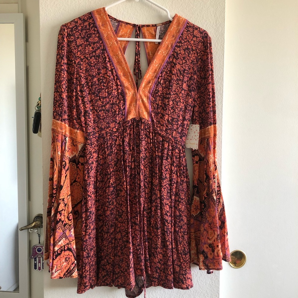 FREE PEOPLE Printed Romper
